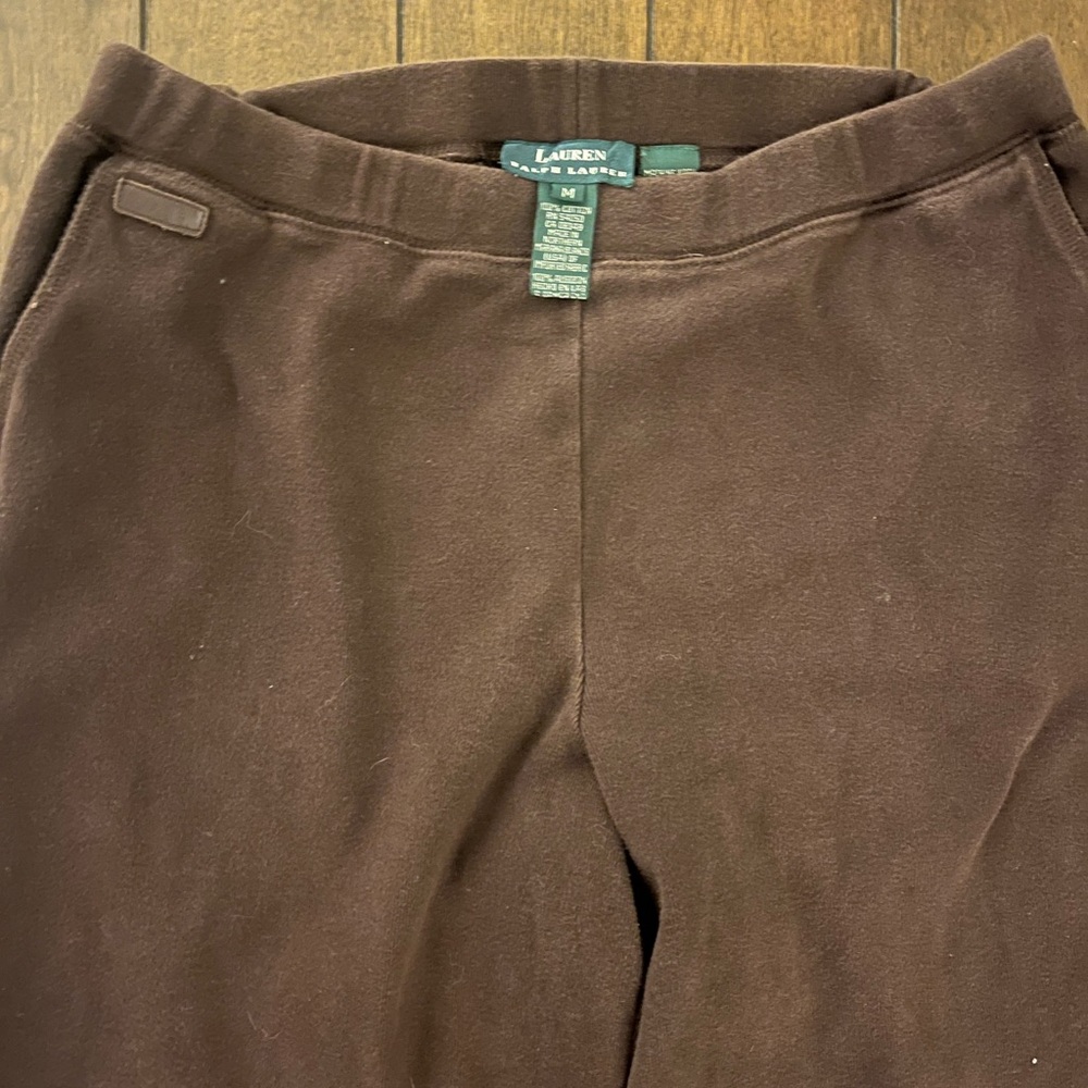 Vintage Lauren Ralph Lauren Men's Chocolate Sweats